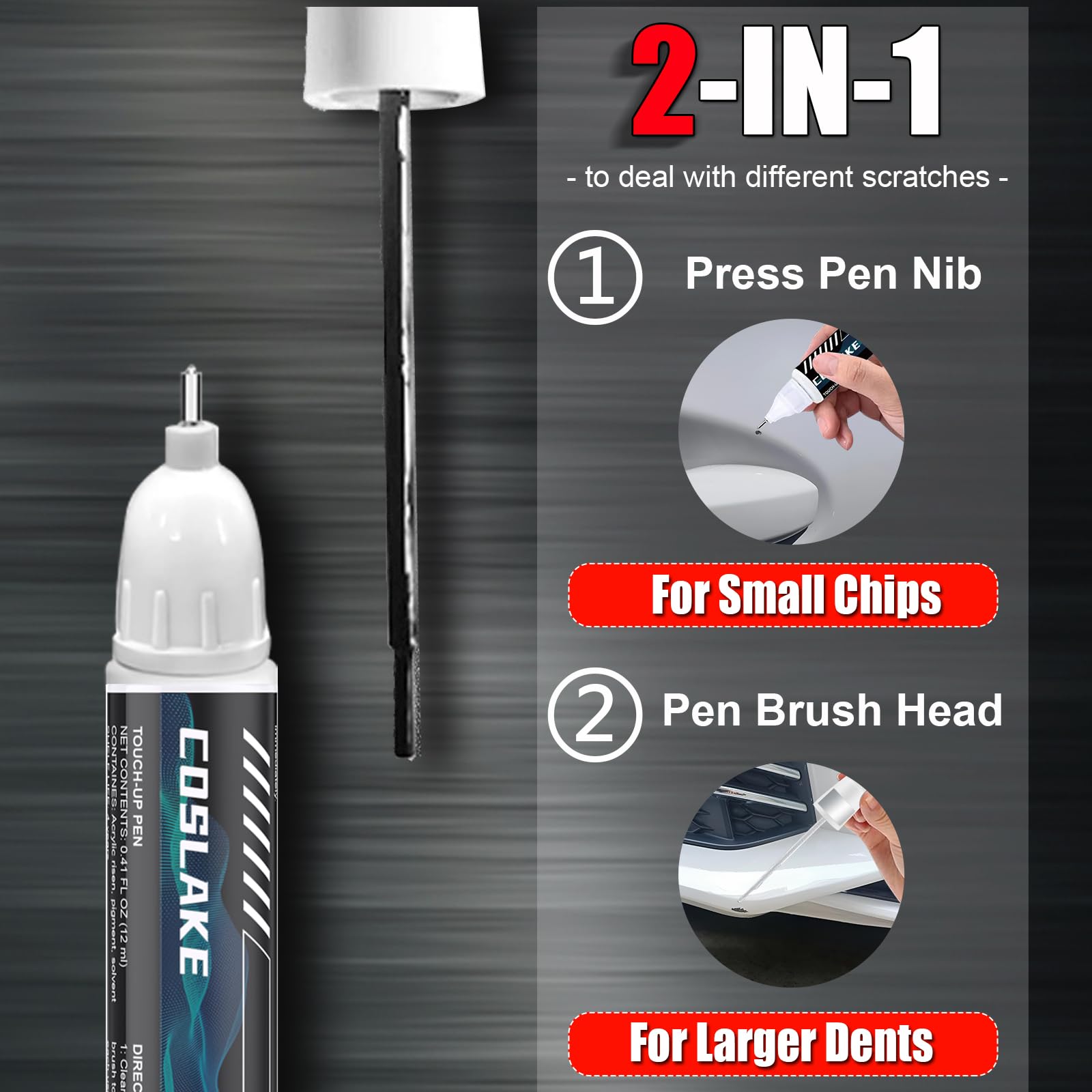 Amazon.com: COSLAKE Car Touch Up Paint(Deep Sea Metallic(GXP